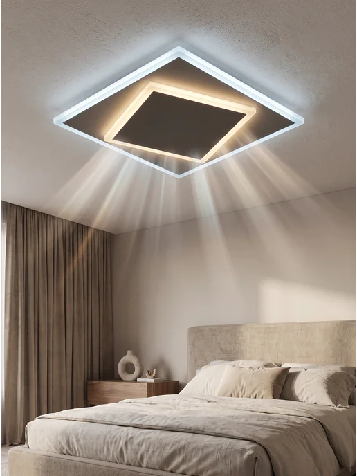 LEDCITY Люстра светильник потолочная светодиодная, белый