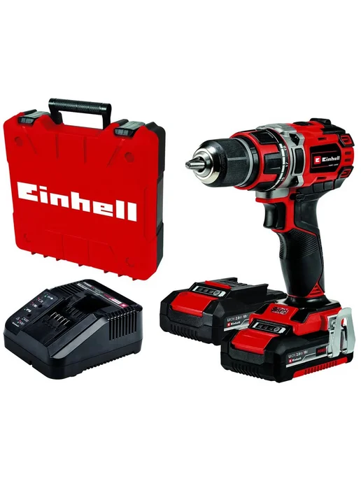 Einhell Аккумуляторная дрель-шуруповерт PXC TE-CD 18 50 Li BL, красный, фото 7