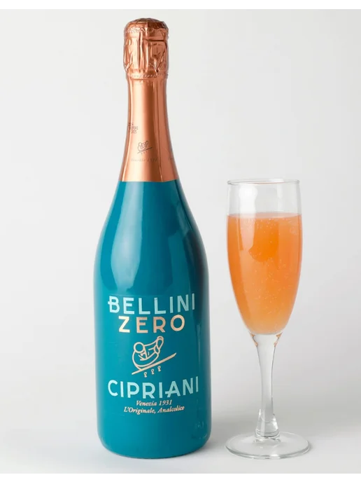 Cipriani Безалкоголное шампанское Bellini zero 0,75л, 750 мл