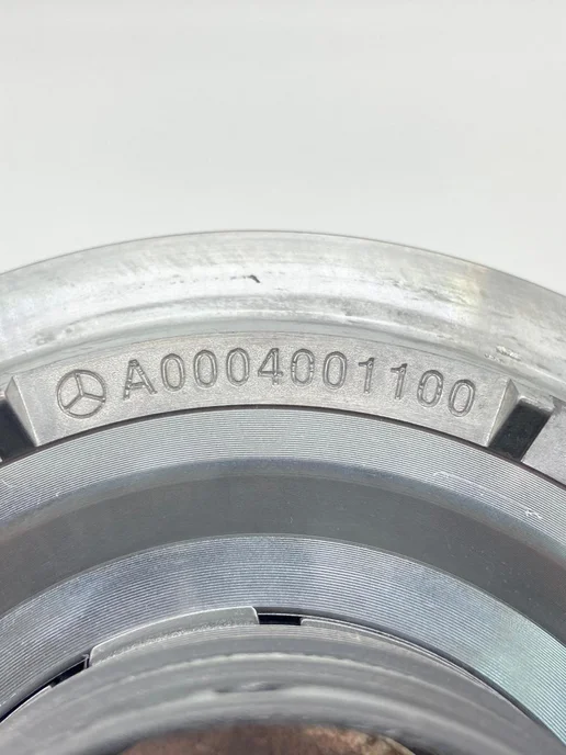 Колпак на диск Mercedes AMG A0004001100 (хром), вариант, фото 3