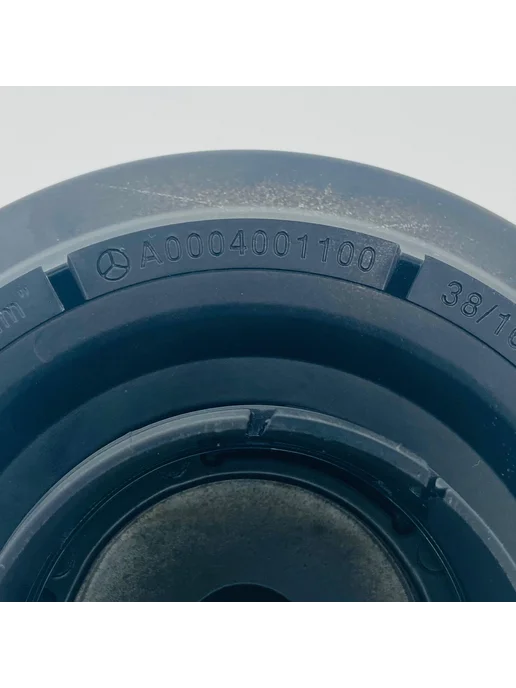 Колпак на диск Mercedes AMG A0004001100 (хром), черный, фото 3