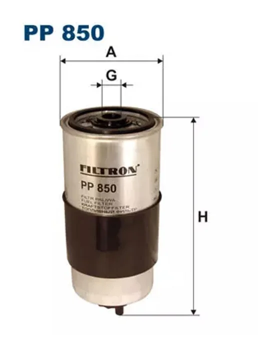 FILTRON Фильтр топливный PP850, вариант
