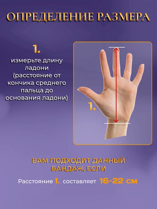 TEMI MOTION Бандаж лучезапястный на средний палец, черный, фото 5