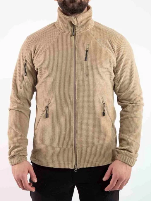 VAV Wear Кофта мужская флисовая тактическая, бежевый