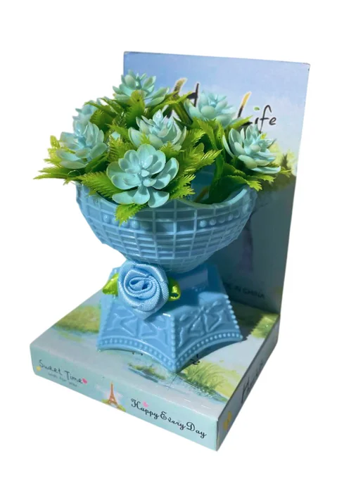 buket.soap Букет искусственных цветов, подарочный набор, голубой, фото 2