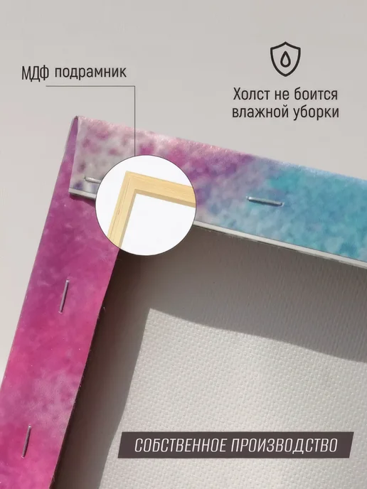 Rsennat Картина на стену для интерьера 100х60 см Арт, 100x60 см, фото 4