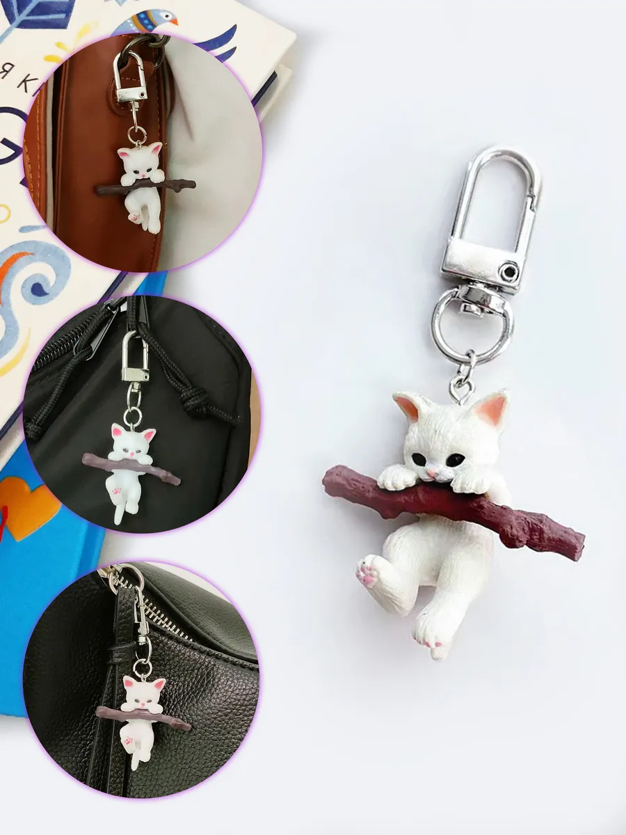 Брелок на сумку - обвес на рюкзак - игрушка кот