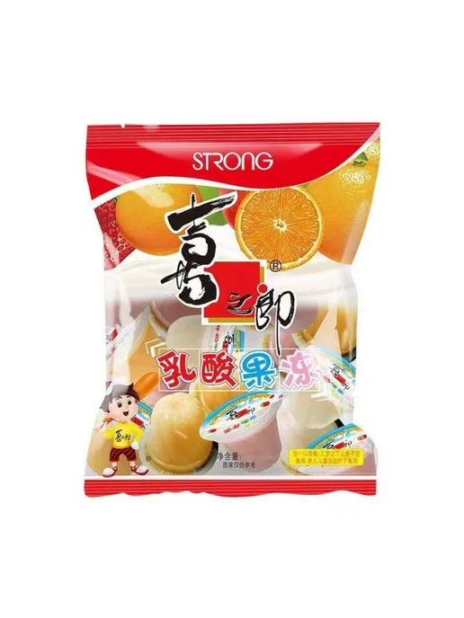 Желе молочное 3 вкуса 3 уп - 1080 г, 1,08 кг, фото 6