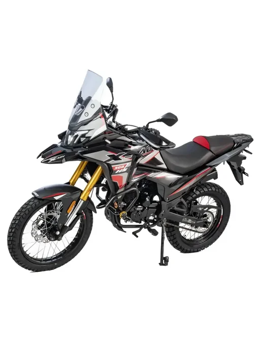 Мотоцикл Кросс 300 ENDURO GARET, черный, фото 4