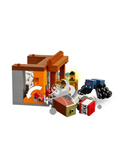LEGO Конструктор Minecraft 21269 Экспедиция в шахту броненосцев, зеленый, фото 7