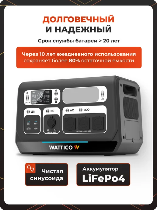 Wattico Бесперебойник для дома и котла 220В ибп с аккумулятором, вариант, фото 7