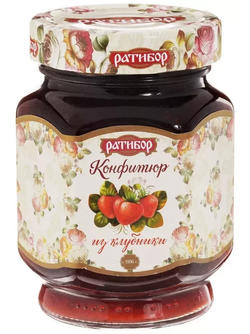 Ратибор Конфитюр из Клубники 350 гр (Набор из 4 шт), 350 г, 4 шт, фото 3
