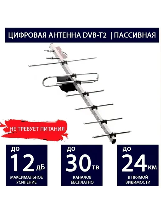 мир антенн Уличная антенна для цифрового ТВ Фаворит Стрит 7 - Пассивная, вариант, фото 5