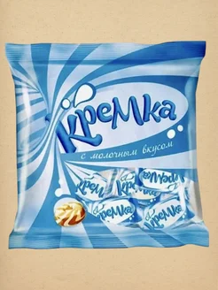 Карамель Кремка леденцовая с молочным вкусом 500 гр Яшкино Конфеты 320794084 купить за 216 ₽ в интернет-магазине Wildberries