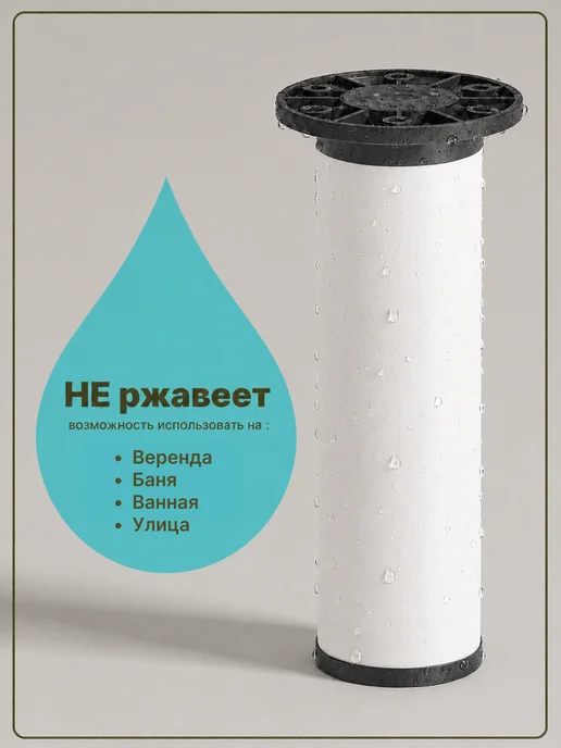 Фабрика мебельной фурнитуры Ножки для мебели регулируемые металлические 25 см хром, белый, фото 6