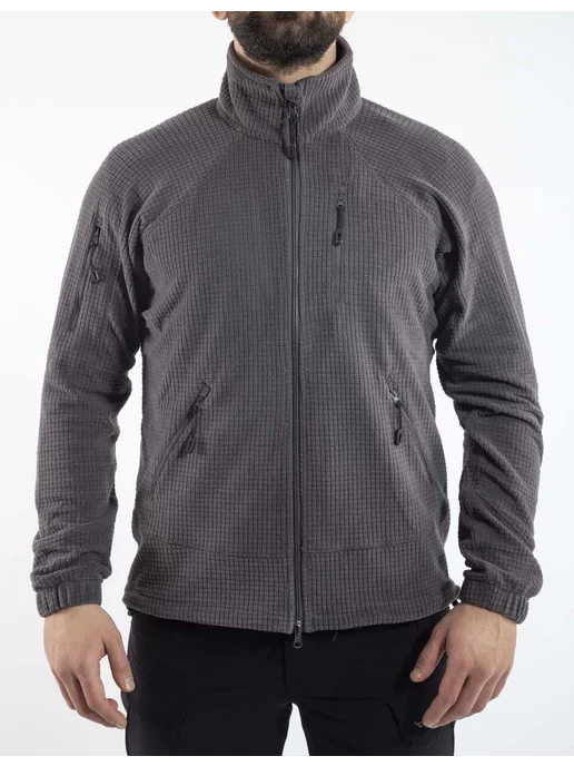 VAV Wear Кофта мужская флисовая тактическая, серый