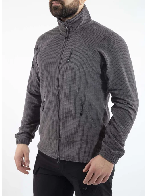 VAV Wear Кофта мужская флисовая тактическая, серый, фото 2