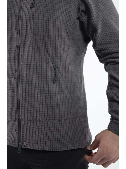 VAV Wear Кофта мужская флисовая тактическая, серый, фото 5