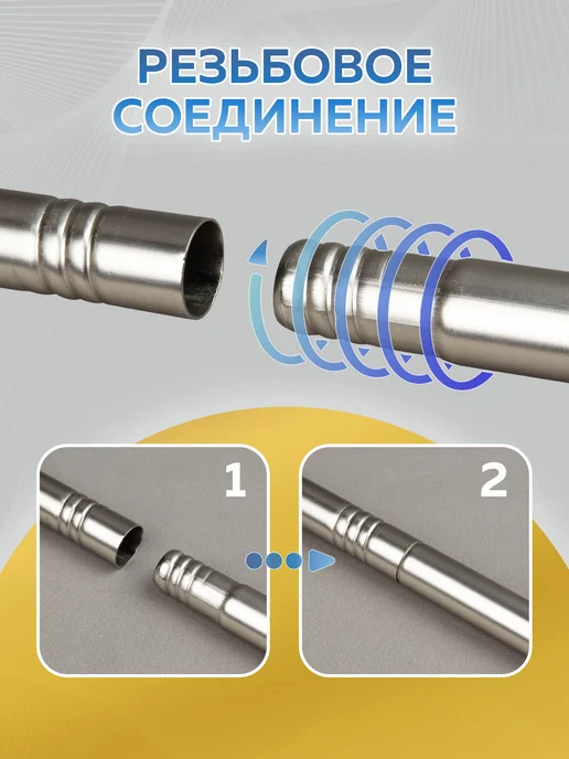 Mirtex Карниз для штор настенный однорядный 231 см, серый, фото 2