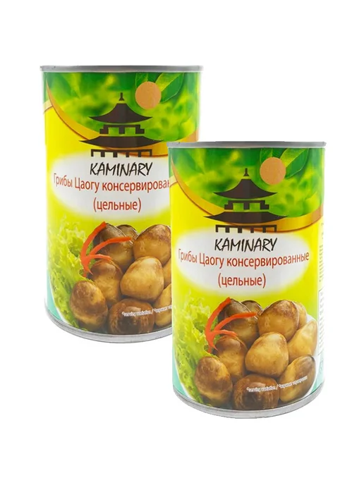 Грибы Цао Гу, для супа Том Ям, Kaminary, 400 г, 2 шт, 400 г, фото 2
