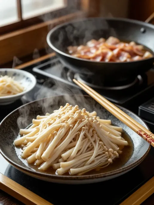Вкус Азии Грибы золотые нити эноки консервированные, 400 г, 400 г, фото 5