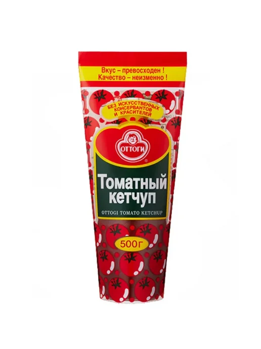 Ottogi Кетчуп томатный натуральный премиум, 300 г, 500 г, фото 2