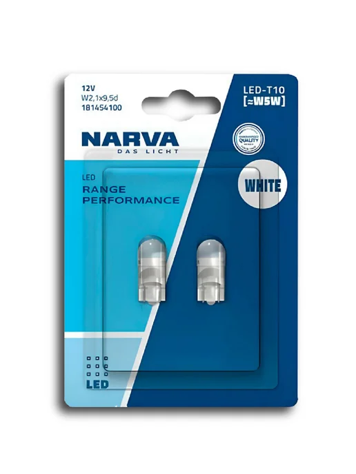 NARVA Лампы автомобильные светодиодные W5W T10 LED, 2 шт, фото 8