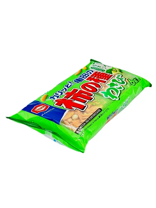 KAMEDA SEIKA Крекеры японские какинотане вкус васаби и арахиса, 173 г, 173 г, фото 4
