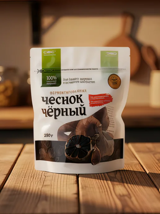 CIBIC Черный чеснок ферментированный, 250 г, 250 г