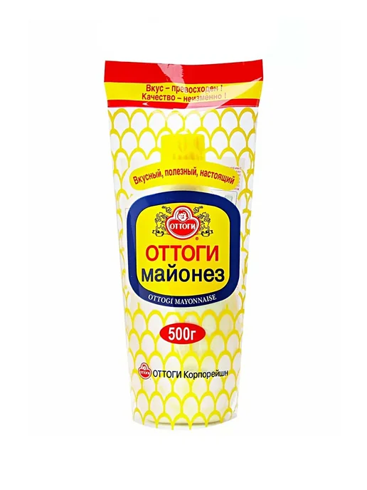 Ottogi Майонез натуральный премиум Золотой, 500 г, 500 г, фото 2