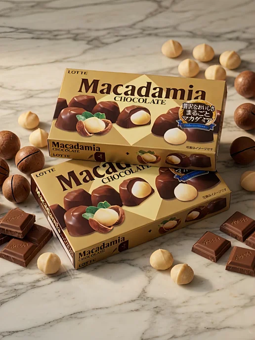 Lotte Макадамия орех в шоколаде, 2 шт. по 67 г, 2 шт, 67 г