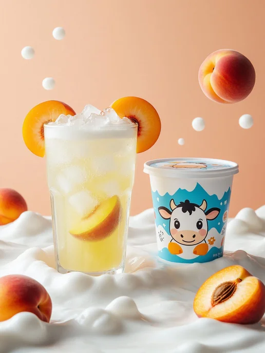 Calpis Концентрат для напитков сливочный персиковый вкус, 470 мл, 470 мл, фото 7