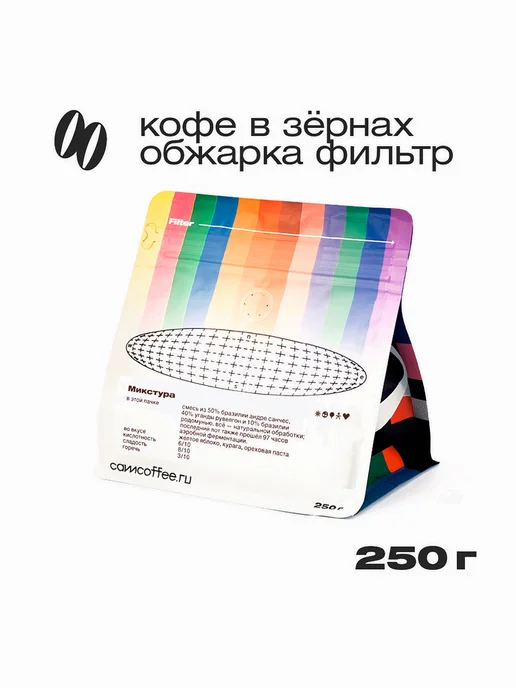 Camera Obscura MIXTURA Бразилия + Уганда, 250гр, 250 г, фото 2