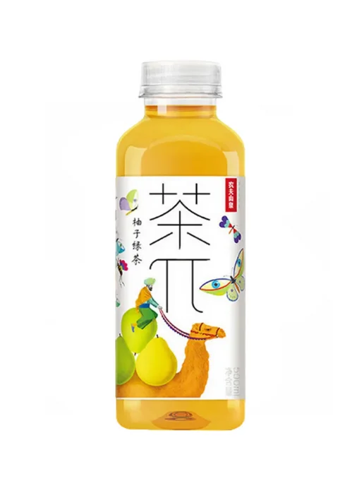 NONGFU SPRING Холодный зеленый чай с соком помело, 500 мл, 500 мл, фото 4