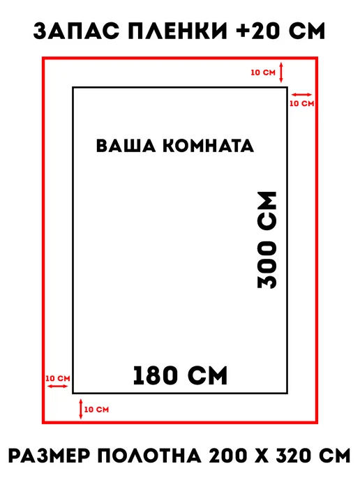 Потолочный папа Натяжной потолок 300x400 без нагрева белый — своими руками, 180x300, фото 3