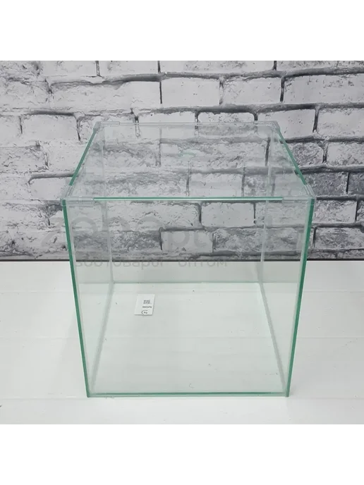 AquaGold Аквариум КУБ с крышкой 20 л, 25х25х30 см, стекло, 25x25x30 см, 20 л, фото 3