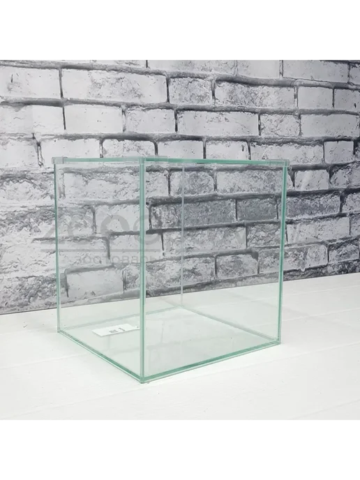 AquaGold Аквариум КУБ с крышкой 20 л, 25х25х30 см, стекло, 25x25x30 см, 20 л, фото 4