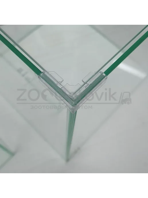 AquaGold Аквариум КУБ с крышкой 20 л, 25х25х30 см, стекло, 25x25x30 см, 20 л, фото 5