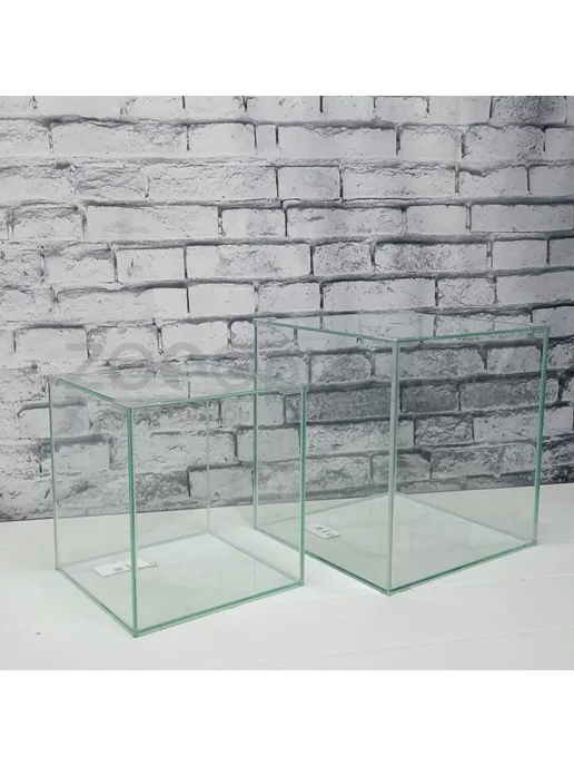 AquaGold Аквариум КУБ с крышкой 20 л, 25х25х30 см, стекло, 25x25x30 см, 20 л, фото 8