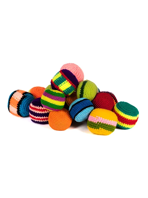 Talent Toys Сокс мяч для футбэга вязаный. Держатель сокса в подарок, синий, фото 6