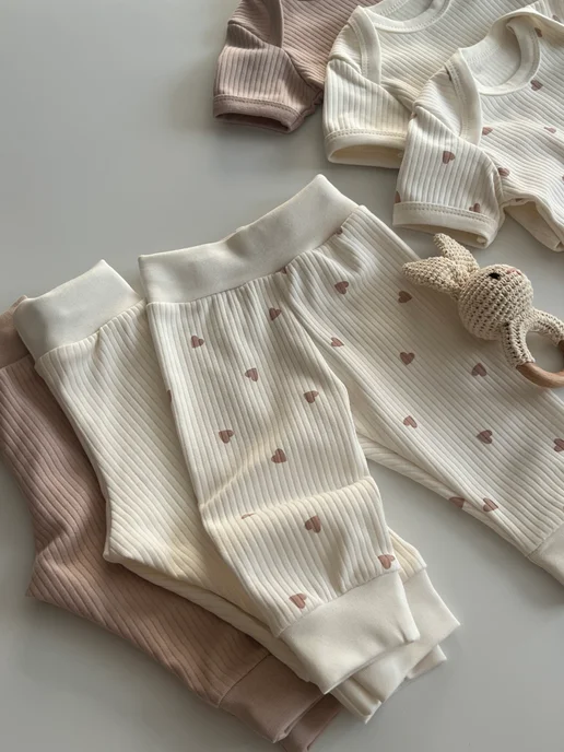 MIMALE baby Ползунки для новорожденных, белый, фото 2