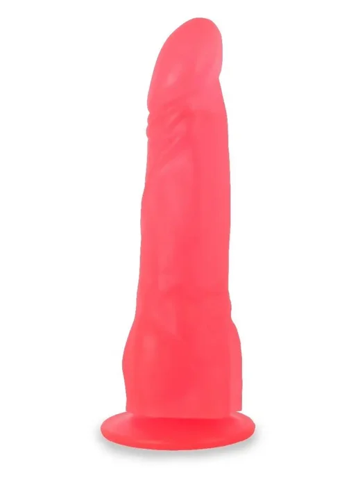 LOVETOY (А-Полимер) Розовый фаллоимитатор на присоске - 18,8 см, розовый, фото 2