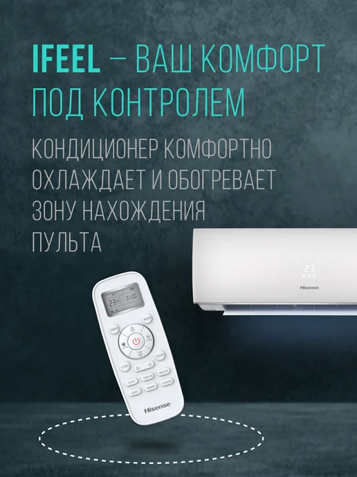 HISENSE Сплит-система инверторная Smart DC INVERTER AS-24UW4RFBDB00, белый, фото 6