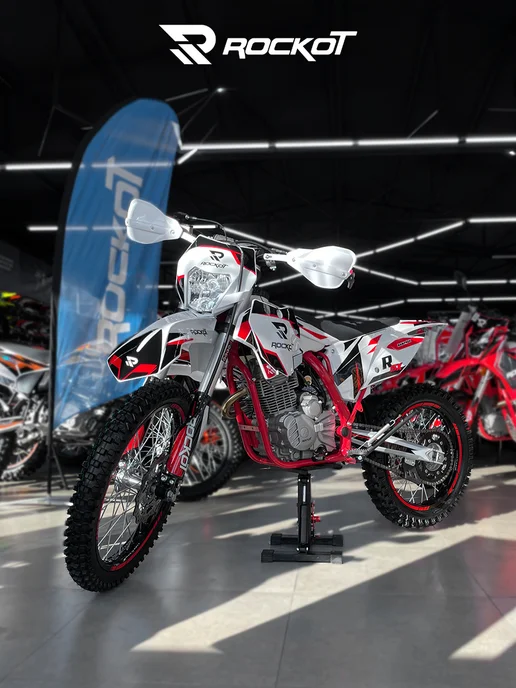 Мотоцикл эндуро ROCKOT R5X Rampage (300cc, ZS175FMM (CB300F), 21/18), черный, фото 2