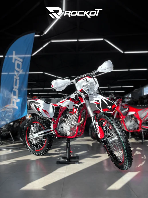 Мотоцикл эндуро ROCKOT R5X Rampage (300cc, ZS175FMM (CB300F), 21/18), черный, фото 3