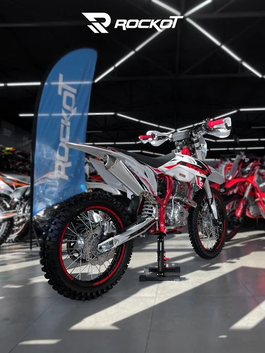 Мотоцикл эндуро ROCKOT R5X Rampage (300cc, ZS175FMM (CB300F), 21/18), черный, фото 5