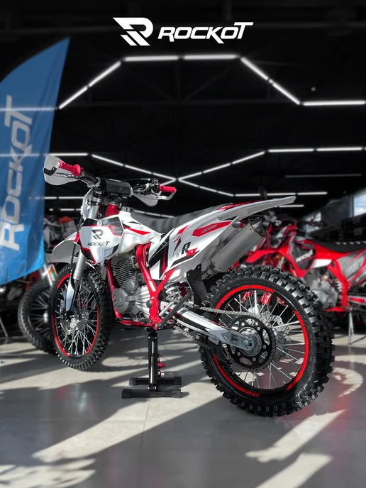 Мотоцикл эндуро ROCKOT R5X Rampage (300cc, ZS175FMM (CB300F), 21/18), черный, фото 7