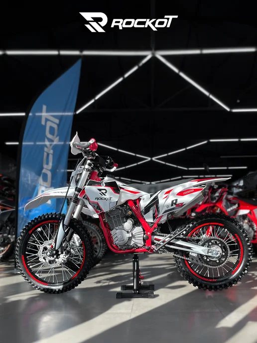 Мотоцикл эндуро ROCKOT R5X Rampage (300cc, ZS175FMM (CB300F), 21/18), черный, фото 8