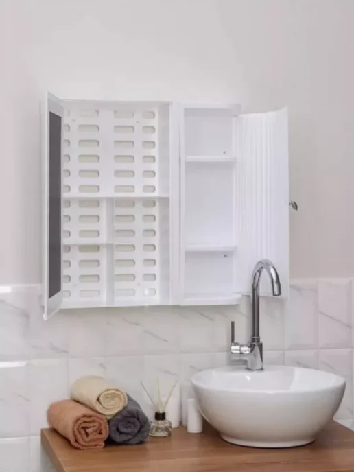 BEROSSI шкафчик в ванную Набор ВК Hilton Premium Right, белый, фото 2