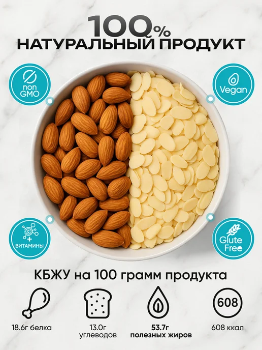 Molecularmeal Миндальные лепестки 300 г, 200 г, фото 3